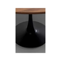 KARE Design Table Schickeria 110cm Noyer Et Noire ^ Table