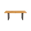KARE Design Table Symphony Chêne Acier 180x90cm ^ Table