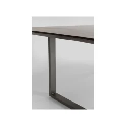 KARE Design Table Symphony Noyer Acier 180x90cm ^ Table