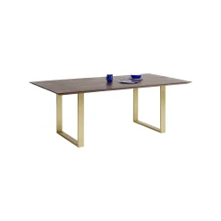 KARE Design Table Symphony Noyer Laiton 160x80cm ^ Table