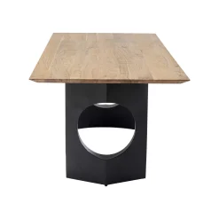 KARE Design Table Symphony Oho 180x90cm Pieds Noirs ^ Table