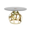 KARE Design Table Volcano 120cm Dorée ^ Table