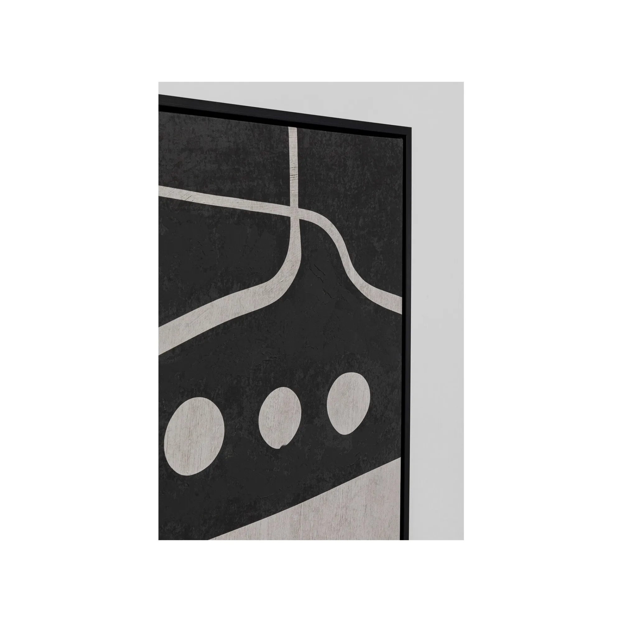 KARE Design Tableau Artistic 73x113cm Noir ^ Tableau