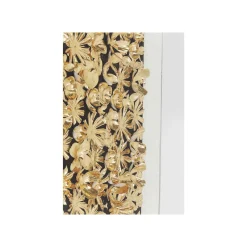 KARE Design Tableau 3D Fleurs Dorées 120x120cm ^ Tableau