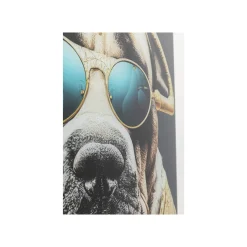 KARE Design Tableau En Verre Chien Lunettes 60x80cm ^ Tableau