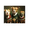 KARE Design Tableau En Verre Chiens Pulls De Noël 110x90cm ^ Tableau