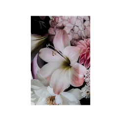 KARE Design Tableau En Verre Femme Fleurs Roses 80x120cm ^ Tableau