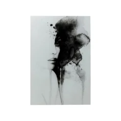 KARE Design Tableau En Verre Fumée Visage 100x150cm ^ Tableau
