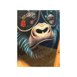 KARE Design Tableau En Verre Gorille Punk 60x80cm ^ Tableau