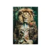 KARE Design Tableau En Verre Lion Costume 100x150cm ^ Tableau