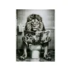 KARE Design Tableau En Verre Lion Journal 60x80cm ^ Tableau
