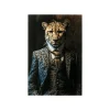KARE Design Tableau En Verre Léopard Costume 100x150cm ^ Tableau