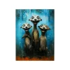 KARE Design Tableau En Verre Suricates 60x80cm ^ Tableau
