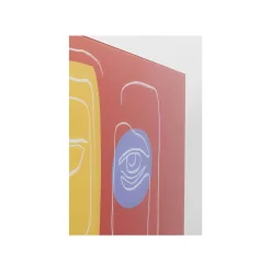 KARE Design Tableau En Verre Visage Rouge 100x100cm ^ Tableau