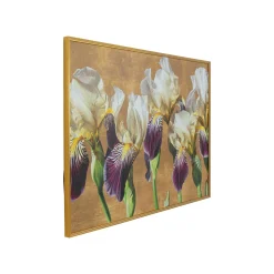 KARE Design Tableau Fleurs Iris 150x100cm ^ Tableau