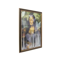 KARE Design Tableau Frame Ma­de­moi­selle Lisa 130x163cm ^ Tableau