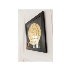 KARE Design Tableau Golden Snail 120x120cm ^ Tableau