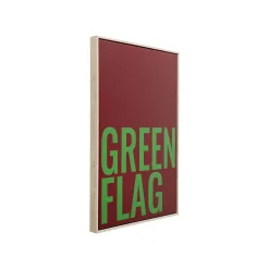 KARE Design Tableau Green Flag 40x60cm ^ Tableau