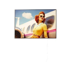 KARE Design Tableau LED Jetset Rousse 120x80cm ^ Tableau