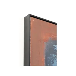 KARE Design Tableau Silence 120x120cm Bleu ^ Tableau