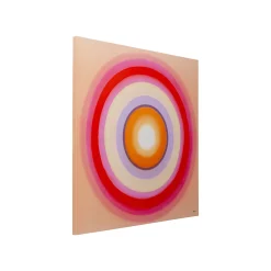 KARE Design Tableau Tendency Cercles Roses 120x120cm ^ Tableau