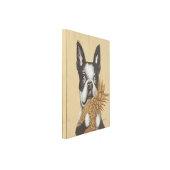 KARE Design Tableau Touched Chien Ananas 80x80cm ^ Tableau