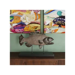 KARE Design Tableau Touched Fish Meeting Two 70x100cm ^ Tableau