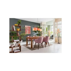 KARE Design Tableau Touched Flamants Roses 90x120cm ^ Tableau