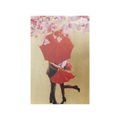 KARE Design Tableau Touched Fleurs Couple 80x100cm ^ Tableau