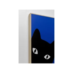 KARE Design Tableaux Chats Noirs Joueurs Set De 2 ^ Tableau