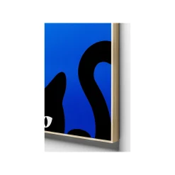 KARE Design Tableaux Chats Noirs Joueurs Set De 2 ^ Tableau