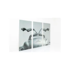 KARE Design Tableaux En Verre Triptychon Voiture 240x160cm Set De 3 ^ Tableau