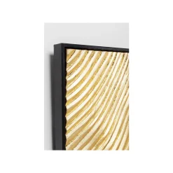 KARE Design Tableaux Wave Dorés Set De 2 ^ Tableau