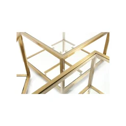 KARE Design Tables Basses Luigi Set De 4 Dorées ^ Table Basse