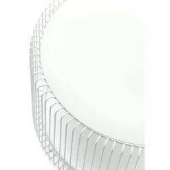 KARE Design Tables Basses Rondes Wire Set De 2 Blanches ^ Table Basse