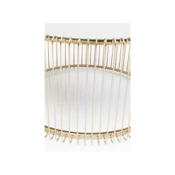 KARE Design Tables Basses Rondes Wire Set De 2 Laiton ^ Table Basse