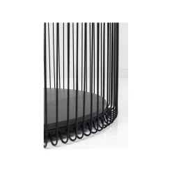 KARE Design Tables Basses Wire Double Bois Noir Set De 2 ^ Table Basse