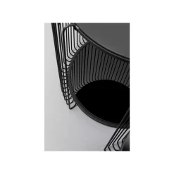 KARE Design Tables D'appoint Wire Double Noires Set De 2 ^ Table D'Appoint & De Chevet