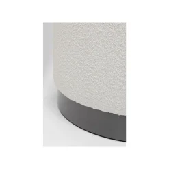 KARE Design Tabouret Cherry Eclipse Boucle Crème Et Gris ^ Tabouret & Pouf