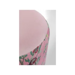 KARE Design Tabouret Cherry Paon Rose Et Laiton ^ Tabouret & Pouf