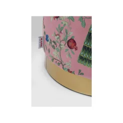 KARE Design Tabouret Cherry Paon Rose Et Laiton ^ Tabouret & Pouf