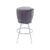 KARE Design Tabouret De Bar After Work Velours Gris ^ Bar & Tabouret De Bar
