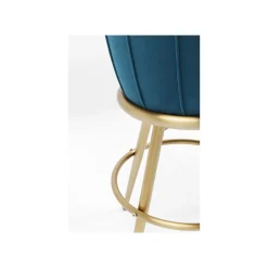 KARE Design Tabouret De Bar After Work Velours Bleu ^ Bar & Tabouret De Bar