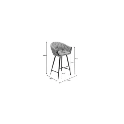 KARE Design Tabouret De Bar Knot Marron ^ Bar & Tabouret De Bar
