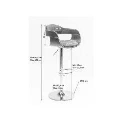 KARE Design Tabouret De Bar Monaco Nougat ^ Bar & Tabouret De Bar