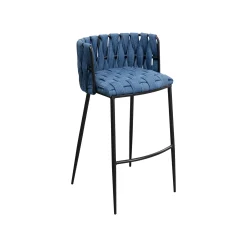 KARE Design Tabouret De Bar Saluti Bleu ^ Bar & Tabouret De Bar