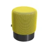 KARE Design Tabouret Jody Jaune Et Noir ^ Tabouret & Pouf