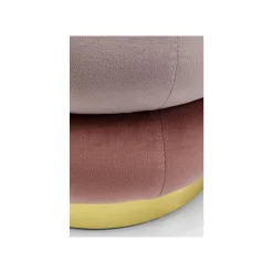KARE Design Tabouret Sandwich Velours Rose ^ Tabouret & Pouf