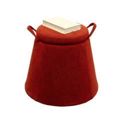 KARE Design Tabouret Thimble Rouge ^ Tabouret & Pouf