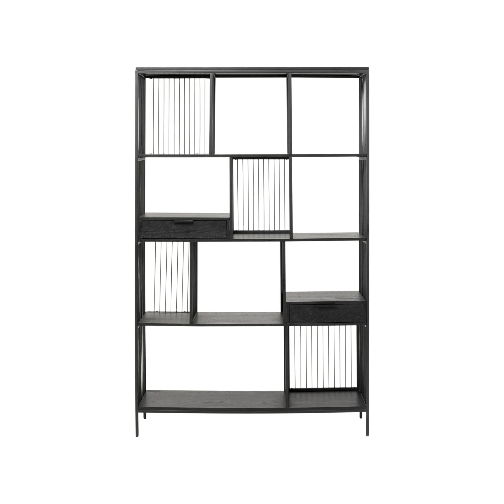 KARE Design Étagère Bologna Noire 200x125cm ^ Étagère Et Bibliothèque
